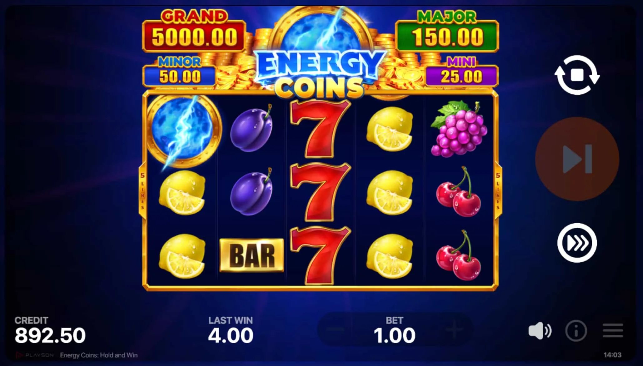 Spielmechanik und Hold-and-Win-Funktion
